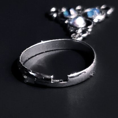 Steampunk BDSM jewelry ring symbol triskele charm triskelion emblem