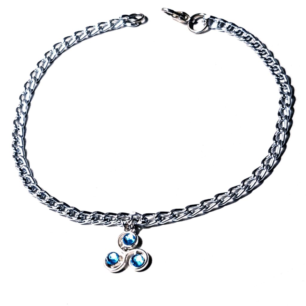 Steampunk Bdsm Jewelry Triskele Charm Anklet Chain Ankle Bracelet Dominatrix Clothing Submissive
