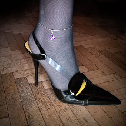 Стимпанк БДСМ украшения ножной браслет для ноги с трискелем шармом одежда госпожи