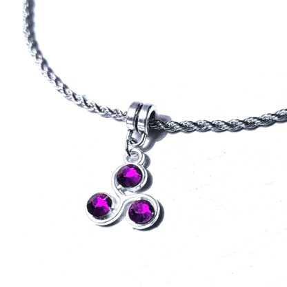 Steampunk BDSM jewelry triskele charm anklet chain ankle bracelet