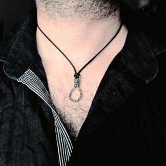 Steampunk BDSM jewelry mens necklace shibari pendant
