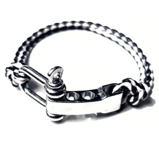 Steampunk BDSM jewelry lock mens bracelet for sub