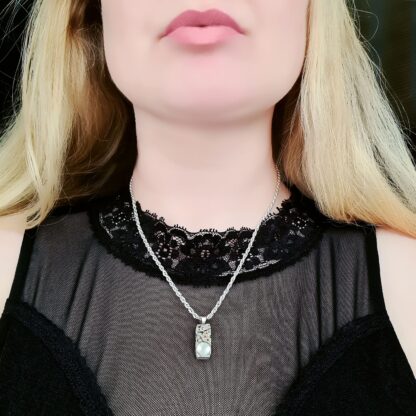 dominatrix necklace cyberpunk pendant mistress outfit