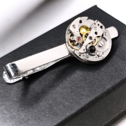 dominant gift watch movement tie clip