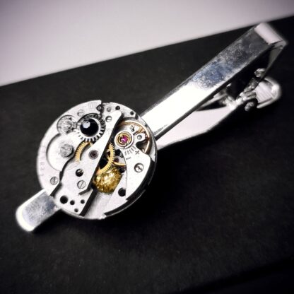 dominant gift watch movement tie clip