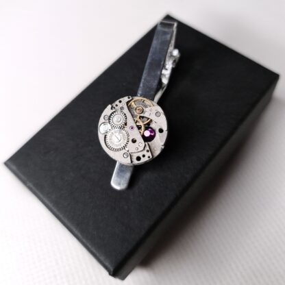 BDSM jewelry dominant gift watch movement tie clip