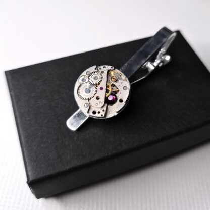 BDSM jewelry dominant gift watch movement tie clip