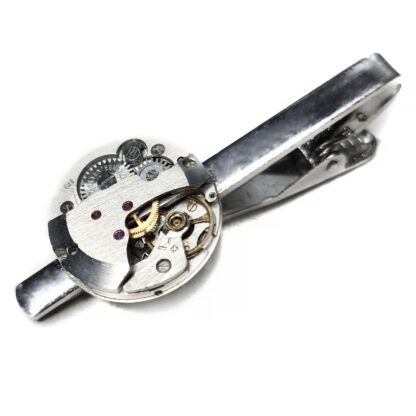 Steampunk BDSM jewelry watch movement tie clip dominant accessories