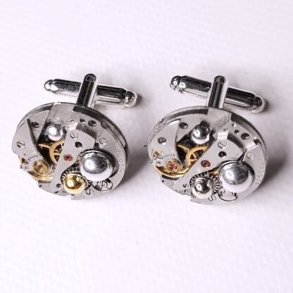 Watch movement cuff-links luxury gift for him