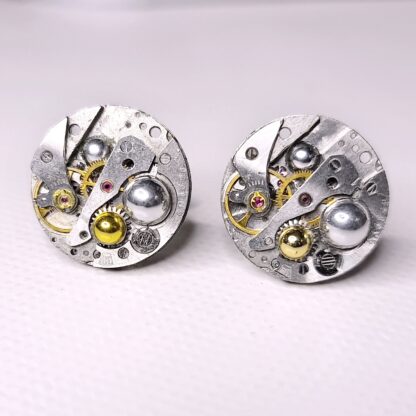 Watch movement cuff-links luxury gift for him