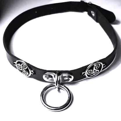 O-ring collar bdsm choker