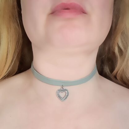 day collar heart pendant sub necklace
