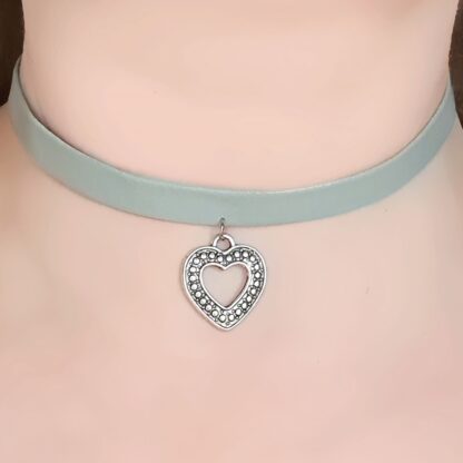 day collar heart pendant sub necklace