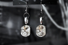 Steampunk bdsm earrings